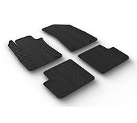 Gledring Set Tapis de Caoutchouc Compatible avec MG ZS 2017- excl. EV (Boîte Manuelle) (T Profil 4-pièces), Noir