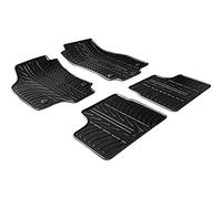 Gledring Set tapis de caoutchouc compatible avec Opel Astra H 2004-2009 (T profil 4-pièces + clips de montage)