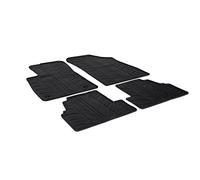 Gledring Set tapis de caoutchouc compatible avec Opel Mokka (incl. X) & Chevrolet Trax 2012- (T profil 4-pièces + clips de montage)