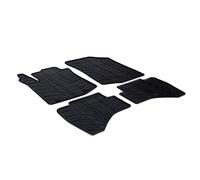 Gledring Set tapis de caoutchouc compatible avec Peugeot 108 & Citroën C1 2014- (T profil 4-pièces + clips de montage)