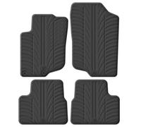 Gledring Set tapis de caoutchouc compatible avec Peugeot 207 2006- (T profil 4-pièces + clips de montage)