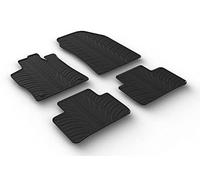 Gledring Set tapis de caoutchouc compatible avec Peugeot 308 III SW 2021- & Opel Astra L Sports Tourer 2021- excl. MHEV (T profil 4-pièces + clips de montage)