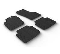Gledring Set tapis de caoutchouc compatible avec Skoda SuperB IV (NZ5) Kombi 2024- (T profil 4-pièces + clips de montage)
