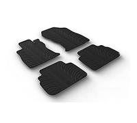 Gledring Set Tapis de Caoutchouc Compatible avec Subaru Forester (SK) 2018- (T Profil 4-pièces + Clips de Montage)