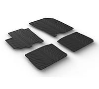 Gledring Set tapis de caoutchouc compatible avec Suzuki Swift IV 5-portes 2017- (T profil 4-pièces), Noir