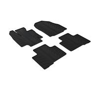 Gledring Set tapis de caoutchouc compatible avec Toyota Highlander incl. Hybrid 2021- (T profil 4-pièces + clips de montage)