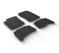 Gledring Set tapis de caoutchouc compatible avec Toyota Landcruiser Boîte automatique 2013- (T profil 4-pièces + clips de montage)