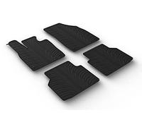 Gledring Set tapis de caoutchouc compatible avec Volkswagen ID.4 2020- & ID.5 2021- (T profil 4-pièces + clips de montage)