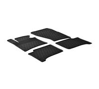 Gledring Set tapis de caoutchouc compatible avec Volkswagen Touareg 2010-2018 (G profil 4-pièces + clips de montage)