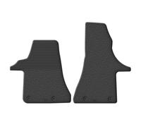 Gledring Set tapis de caoutchouc compatible avec Volkswagen Transporter T6.1 2020- (G profil 2-pièces + clips de montage)
