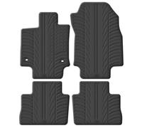 Gledring Set tapis de caoutchouc compatible avec Toyota RAV4 Hybrid 2/2019- (T profil 4-pièces + clips de montage), Noir