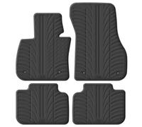 Gledring Set tapis de caoutchouc compatible avec BMW X1 F48 2015- (T profil 4-pièces + clips de montage)