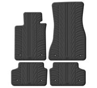 Gledring Set tapis de caoutchouc compatible avec BMW 5-Serie G30/G31 2017- (T profil 4-pièces + clips de montage)