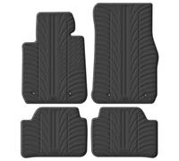 Gledring Set Tapis de Caoutchouc sur Mesure | compatible avec BMW Série 1 F20/F1 2011-2019 (T profil 4-pièces + clips de montage)