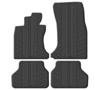 Gledring Set Tapis de Caoutchouc sur Mesure | compatible avec BMW Série 5 E60/E61 2004-2010 (T profil 4-pièces + clips de montage)