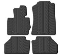 Gledring Set Tapis de Caoutchouc sur Mesure | compatible avec BMW X3 (F25) 2010-2017 (T profil 4-pièces + clips de montage)