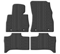 Gledring Set Tapis de Caoutchouc sur Mesure | compatible avec BMW X5 E53 1999-2006 (T profil 4-pièces + clips de montage)