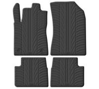 Gledring Set Tapis de Caoutchouc sur Mesure | compatible avec Citroën C3 2016-2024 (T profil 4-pièces + clips de montage)