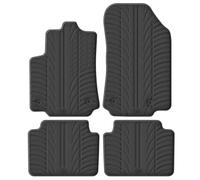 Gledring Set Tapis de Caoutchouc sur Mesure | compatible avec Citroën C3 Aircross 2017-2024 (T profil 4-pièces + clips de montage)