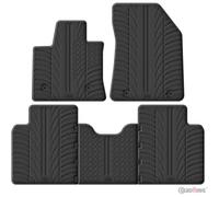 Gledring Set Tapis de Caoutchouc sur Mesure | compatible avec Lynk & Co 02 2024- (T profil 5-pièces)