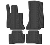 Gledring Set Tapis de Caoutchouc sur Mesure | compatible avec Mercedes W206 2021- (T profil 4-pièces + clips de montage)