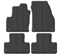 Gledring Set Tapis de Caoutchouc sur Mesure | compatible avec Range Rover Evoque 2011-2019 (T profil 4-pièces + clips de montage)