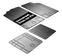 Gledring Set tapis de caoutchouc Universelle T-MultiForm (T profil 4-pièces)