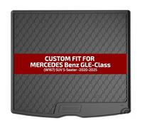 Gledring Tapis de Coffre Rubbasol (Caoutchouc) sur Mesure | compatible avec Mercedes GLE (W167) 2019- (5-personnes)