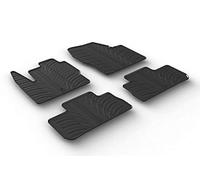 Gledring Tapis de sol en caoutchouc résistant aux intempéries pour Land Rover LR2 2007-2015 - Pas de coupe nécessaire.