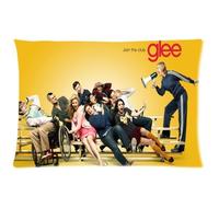 Glee Cast on Bleachers Custom Decorative Home and Bed Personalised Zippered Pillow Case 20x30 (Twin sides)