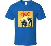 Glee Tee Cool TV Show Series Fan Poster T Shirt Royal Blue(X-Large)