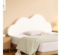 Gleedipre Mode française Coussins de Chevet Déhoussables et lavables Antichoc Décoration Simple Dossier rembourré Moelleux(Blanc,100 x 65 cm/39,4 x 25,6 Pouces)