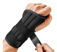 GLEEMEN Attelle Poignet Droite et Gauche, Bandage Poignet, Orthese Poignet, Protege Poignet, Tendinite Poignet, Attelle Canal Carpien (Gauche, L/XL (Poignet 20-26 CM))