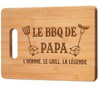 Gleevara Cadeau Papa, Cadeau Anniversaire Papa - Planche à Découper en Bambou Unique, Cadeau pour Papa de Fille Fils, Cadeau de Noel Pratiques pour Papa