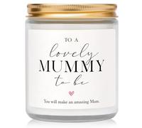 Gleevara Cadeau pour future maman pour femme enceinte, cadeau de future maman pour la première fois, bougie parfumée à la lavande, cadeau de fête prénatale pour maman, cadeaux de grossesse pour maman