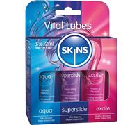 Gleitgel Skins Vital Lubes Kit Aqua Superslide & Excite 3 x 12 ml