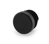 GleitGut 24 x bouchon tube rond 18 mm embout pour tube noir