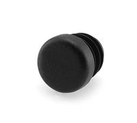 GleitGut 4 x Bouchon Tube Rond 15 mm Embout pour Tube Noir