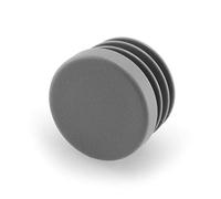 GleitGut 4 x Bouchon Tube Rond 20 mm Embout pour Tube Gris