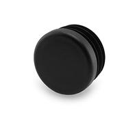 GleitGut 4 x Bouchon Tube Rond 32 mm Embout pour Tube Noir