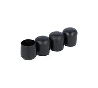 GleitGut 4 x embout pour tube 23 mm protection pied de chaise embout rond noir