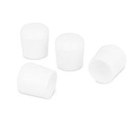 GleitGut 4 x Embouts Tube 34 mm Embout Pied de Chaise Blanc Capuchon Chaise