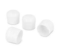 GleitGut 4 x Embouts Tube 38 mm Embout Pied de Chaise Blanc Capuchon Chaise
