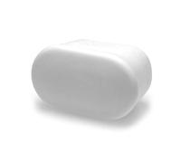 GleitGut 4 x embouts tube 40 x 20 mm embout de chaise ovale embout blanc