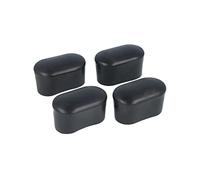 GleitGut 4 x embouts tube 40 x 20 mm embout de chaise ovale patin meuble noir