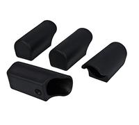 GleitGut Lot de 4 capuchons de protection pour pieds de table en plastique noir (28 mm)