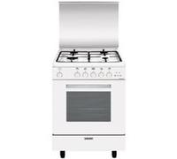 Glem A654VX, Cuisinière, Blanc, Rotatif, Devant, Cuisinière à gaz, Moyenne