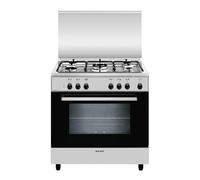 Cuisiniere Électrique Glem A855EI Minuteur 95L 5 Foyers Acier Inoxydable Inox G