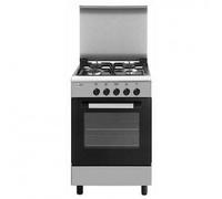 Glem AE55MI3 Cuisine 53 CM 4 Feux Four Électrique Gril Inox Classe A