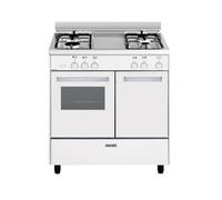 Glem Cuisinière gaz 49l 4 feux blanc - ga85pmwh
